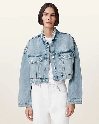 Sonny Cropped Oversized Jacket