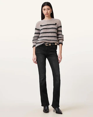 Haldan Slim Bootcut Denim Jeans