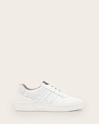 Vix Low Top Round Toe Leather Trainers