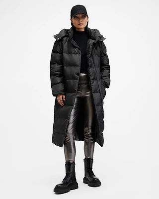 Allana Funnel Neck Recycled Puffer Jacket