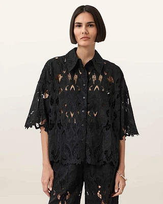 Charli Relaxed Fit Embroidered Shirt