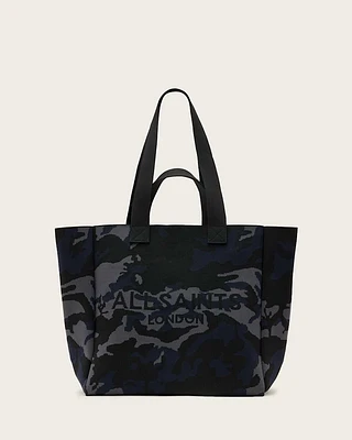 Izzy Large Logo Knitted Tote Bag