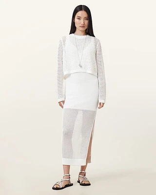 Miro Open Stitch 2-in-1 Maxi Dress