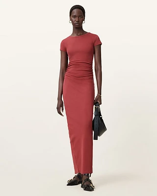 Katarina Short Sleeve Slim Fit Maxi Dress
