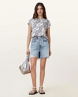 Anna Print Crew Neck T-Shirt