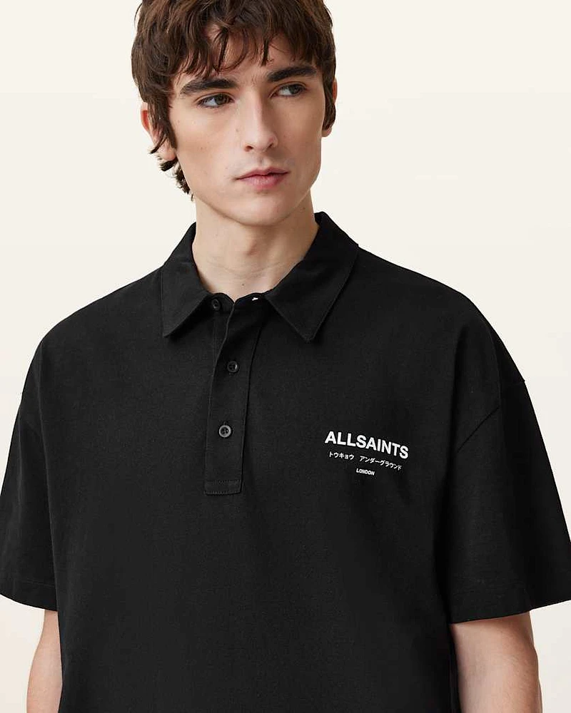 Underground Logo Relaxed Fit Polo Shirt