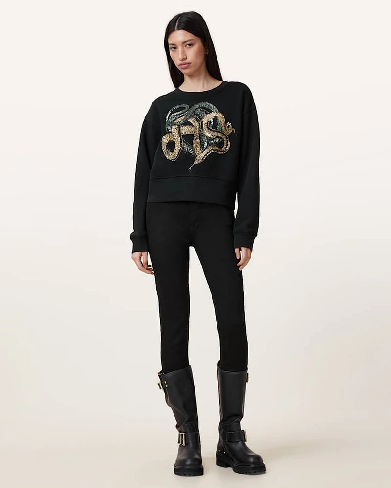 Slitha Separo Sequin Sweatshirt
