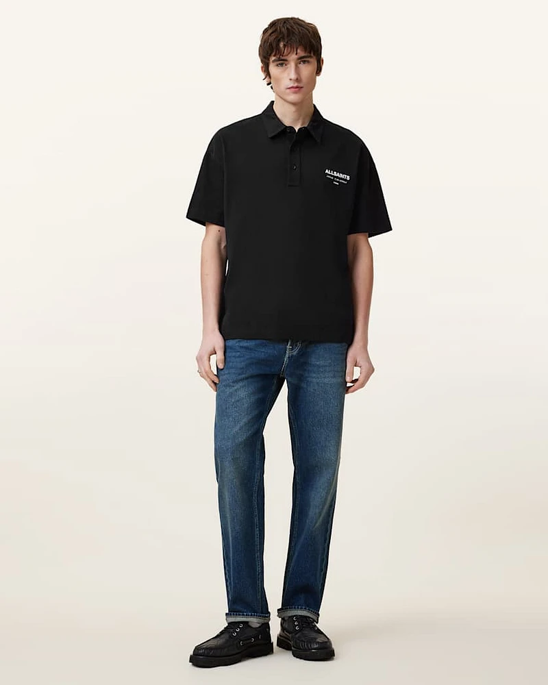 Underground Logo Relaxed Fit Polo Shirt