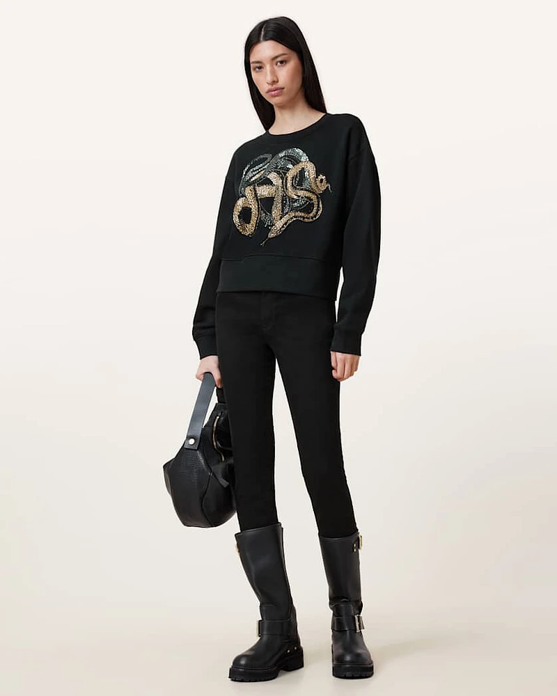 Slitha Separo Sequin Sweatshirt