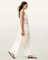 Clara Lace Trim Midi Dress