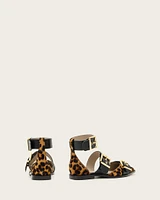 Sutton Leopard Print Pointed Toe Shoes