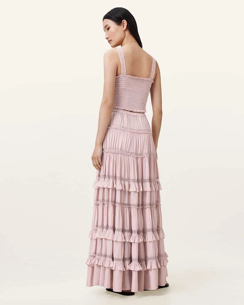 Talia Tiered Maxi Skirt
