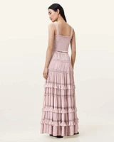 Talia Tiered Maxi Skirt