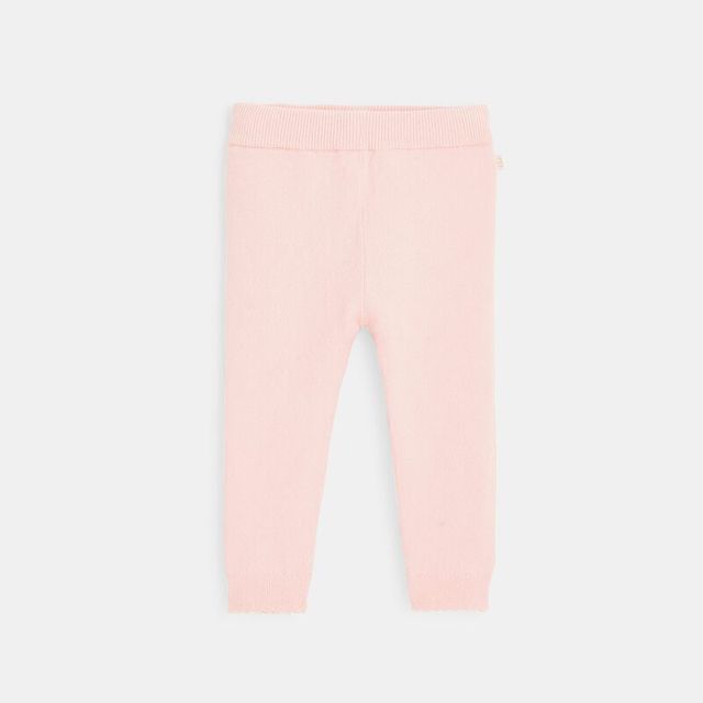 Legging tricot chiné Rose
