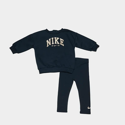 Girls' Infant Nike Swoosh Spirit Sweatshirt and Leggings Set