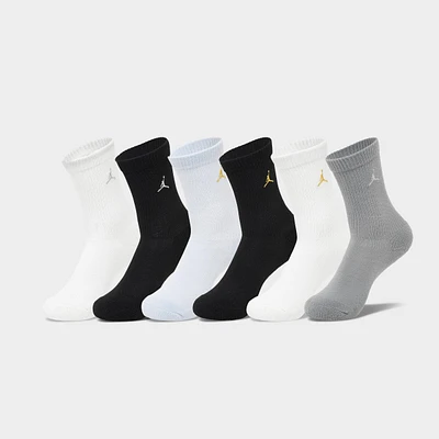 Youth Jordan Everyday Essentials Crew Socks (6-Pack)