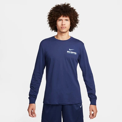 Men's Nike Sole Precision Long-Sleeve Basketball T-Shirt