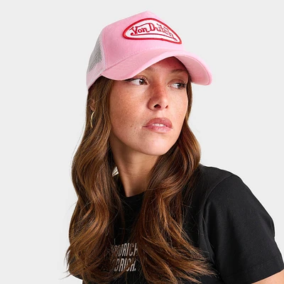 Von Dutch Velvet Trucker Hat