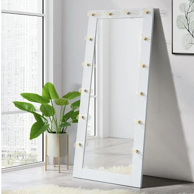 Monroe Floor Mirror with Lights