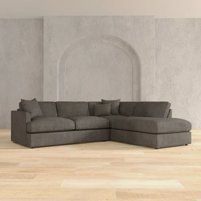 Wesley 2pc Sectional with RAF Chaise