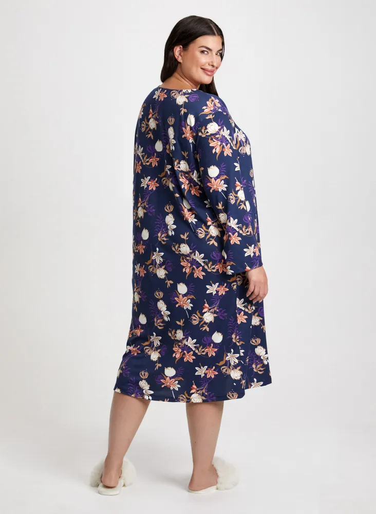 Floral Print Nightgown
