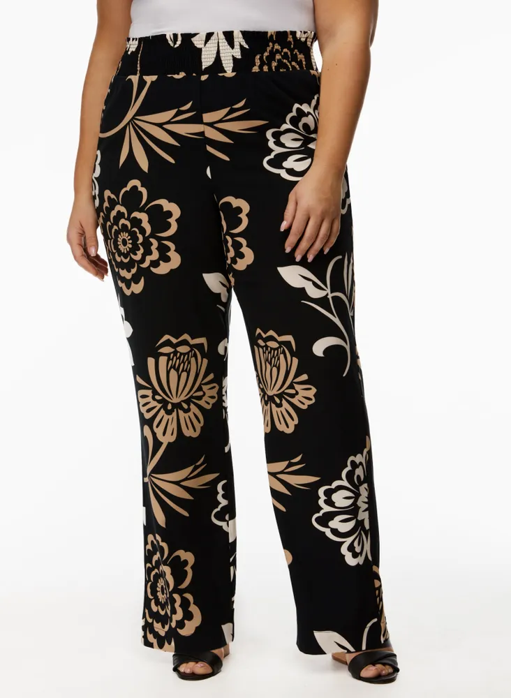 Floral Print Wide Legs Pants