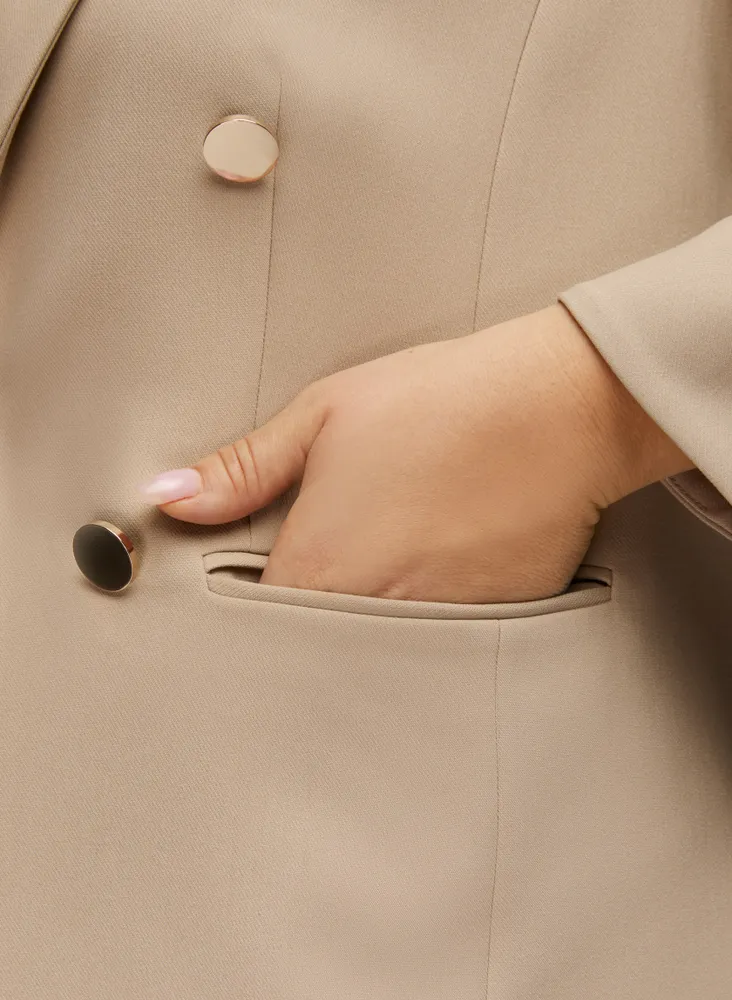 Button Detail Blazer