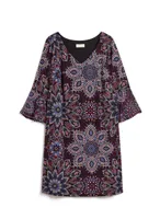 Medallion Print Dress