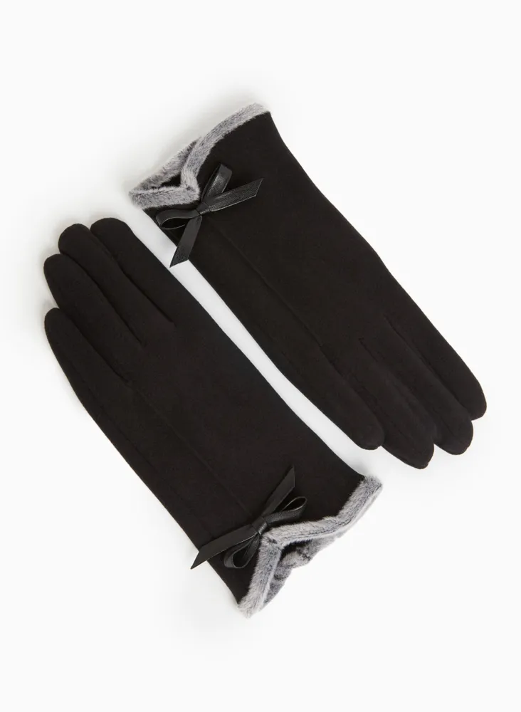 Bow Detail Gloves