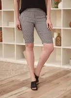 Houndstooth Pull On Shorts