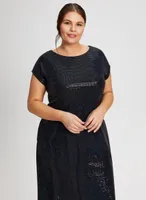 Cap Sleeve Sequin Dress