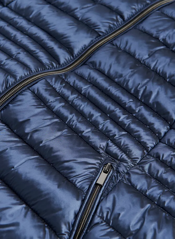 Packable Vegan Down Quilted Coat