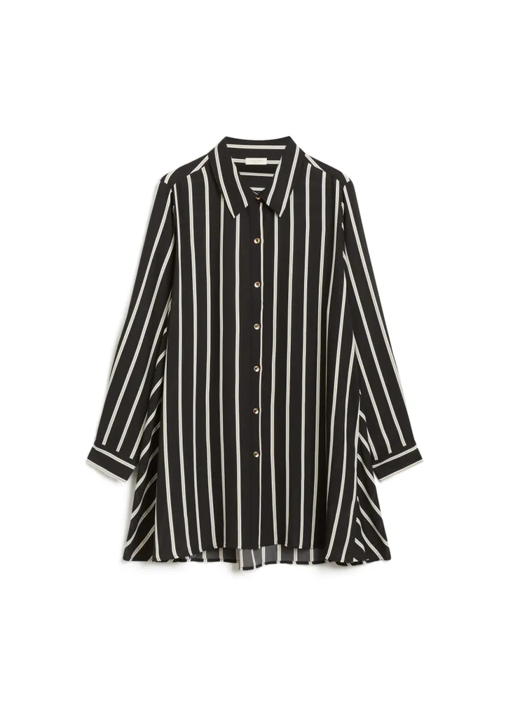 Stripe Print Blouse