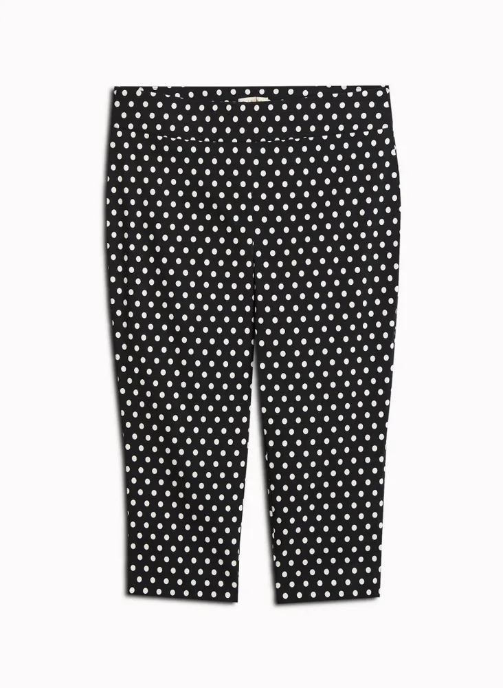 Polka Dot Pull-On Capris