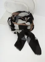 Oval Link Print Scarf