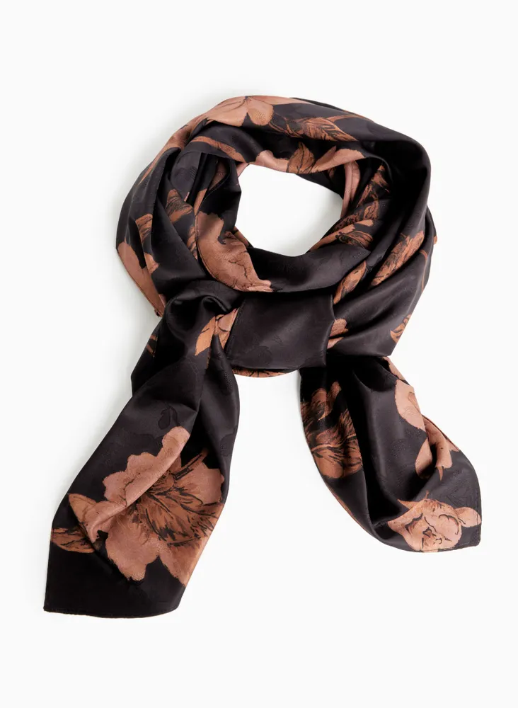 Floral Print Scarf