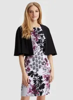 Floral & Paisley Print Sheath Dress