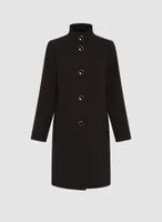 Structured Button Front Coat