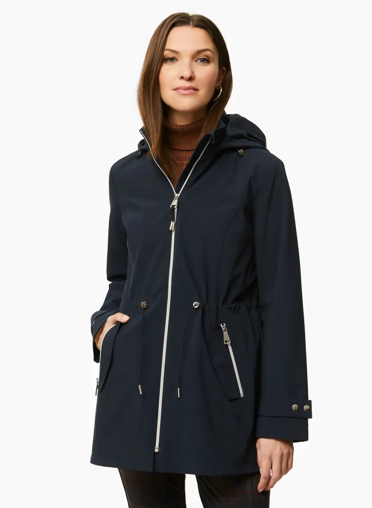 Detachable Hood Raincoat