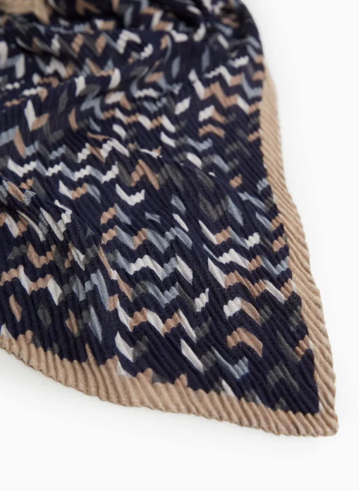 Chevron Print Scarf