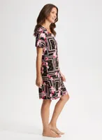 Rose Patchwork Print Nightgown