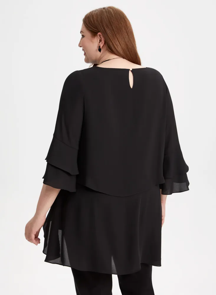 Flutter Sleeve Blouse