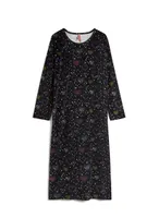 Velour Star Motif Nightgown