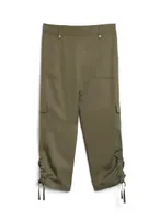 Tencel Cargo Capris