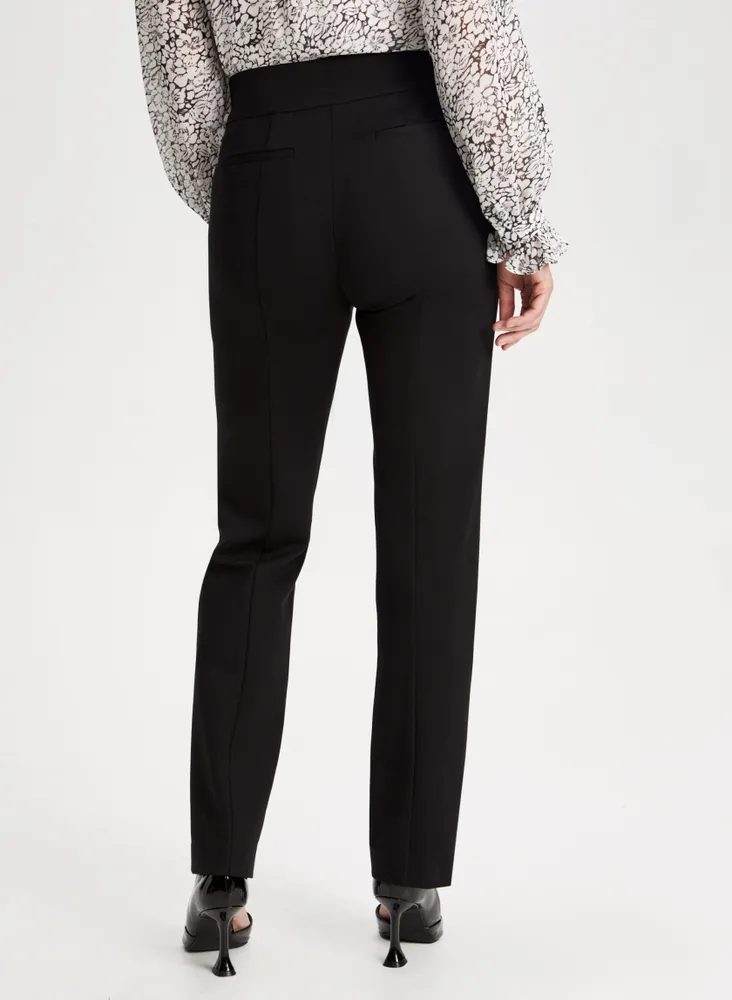 Pull-On Seam Detail Pants