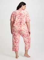 Tie Dye Print Pyjama Set