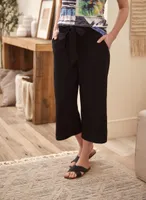 Wide Leg Capri Pants