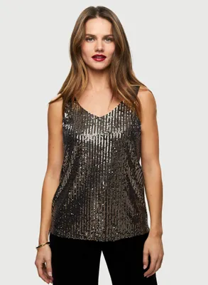 Two-tone Sequin Cami