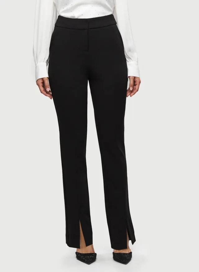 City Fit Front Slit Pants