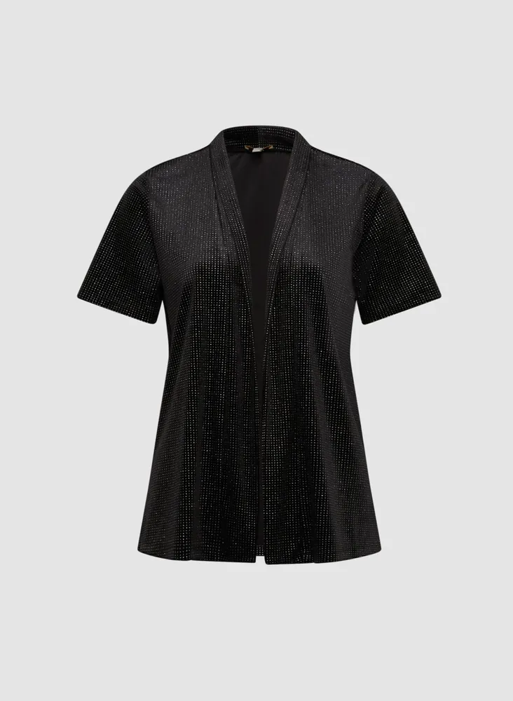 Shimmer Short Sleeve Top